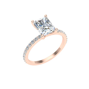 The Zoey- Radiant Cut Ring