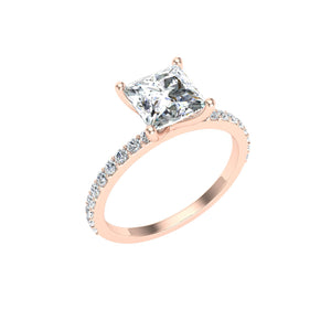 The Ellie - Princess Cut Ring