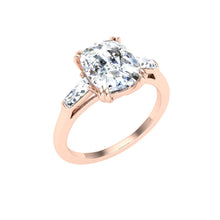 Load image into Gallery viewer, The Beth - Oval Cut Double Claw Ring