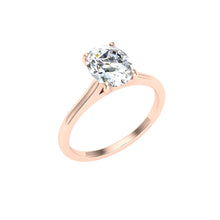 Load image into Gallery viewer, The Zoe - Oval Cut Ring