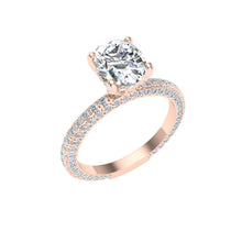 Load image into Gallery viewer, The Layla - Oval Cut Micro Pavé Ring
