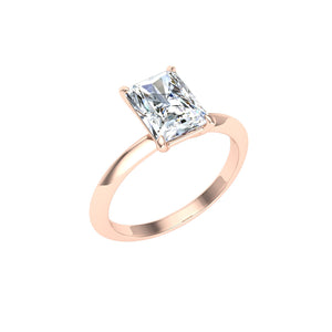 The Jenna - Radiant Cut Solitaire Ring
