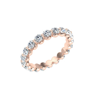 The Riley - Single Prong Eternity Band