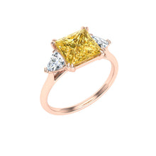 Load image into Gallery viewer, The Valerie - 3 Stone Ring