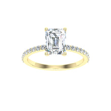 Load image into Gallery viewer, The Scarlett - Emerald Cut Ring