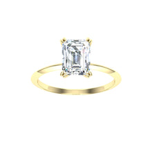 Load image into Gallery viewer, The Kimberly - Double Claw Emerald Ring