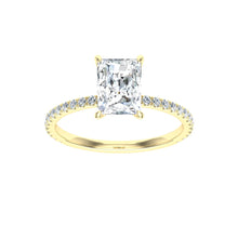 Load image into Gallery viewer, The June - Radiant Cut Solitaire Ring