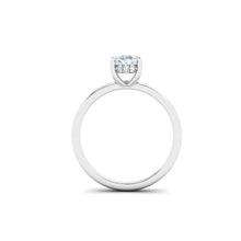Load image into Gallery viewer, The Nicky - Oval Cut Hidden Halo Ring