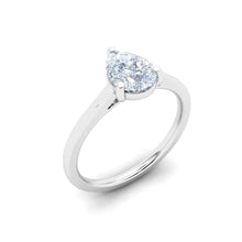 Load image into Gallery viewer, The Claire - Pear Solitaire Ring
