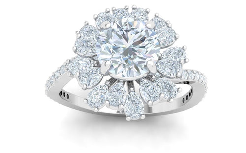 The Arianna - Floral Detail Ring