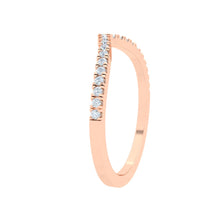Load image into Gallery viewer, The Brit - Scalloped Half Eternity Band