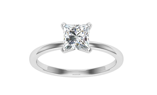 The Skylar- Princess Solitaire Ring