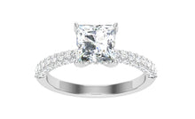 Load image into Gallery viewer, The Liyana - Princess Cut Micro Pavé Ring