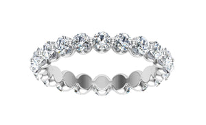 The Riley - Single Prong Eternity Band