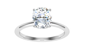 The Kayla - Elongated Cushion Cut Solitaire Ring