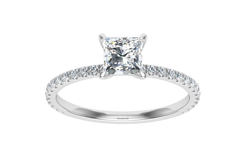 The Kalani  - Princess Cut Solitaire Ring