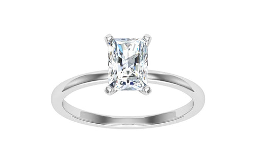 The Delilah - Radiant Solitaire Ring