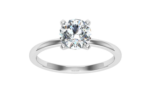 The Kennedy- Round Solitaire Ring