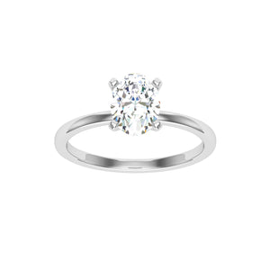 The Erin - Oval Solitaire Ring