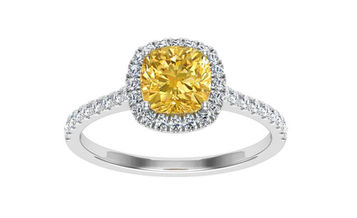 The Ziva - Cushion Cut Ring