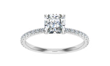 Load image into Gallery viewer, The Juniper - Asscher Cut Solitaire Ring