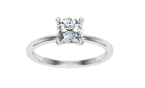 The Brooklyn- Cushion Solitaire Ring