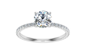 The Alicia - Round Cut Solitaire Ring