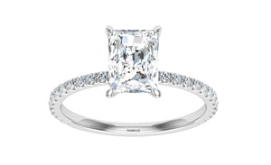 The June - Radiant Cut Solitaire Ring