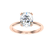 Load image into Gallery viewer, The Elora - Double Claw Oval Cut Ring