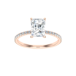 The Melissa - Radiant Cut Solitaire Ring