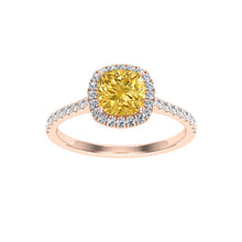 Load image into Gallery viewer, The Ziva - Cushion Cut Ring