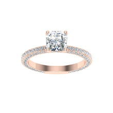 Load image into Gallery viewer, The Sadie - Asscher Cut Micro Pavé Ring