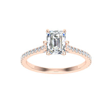 Load image into Gallery viewer, The Rachel -  Emerald Cut Ring
