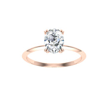 Load image into Gallery viewer, The Gemma - Double Claw Oval Ring
