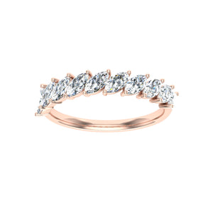 The Emmy - Luxe Marquise Cut Band