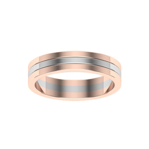 The Chan - Rose and White Gold Combination Band