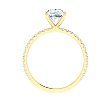Load image into Gallery viewer, The June - Radiant Cut Solitaire Ring
