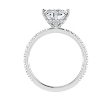 Load image into Gallery viewer, The Tali - Cushion Cut Compass Prong Ring