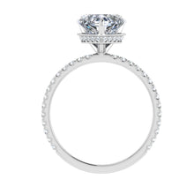 Load image into Gallery viewer, The Aspen - Sweetheart Hidden Halo Ring