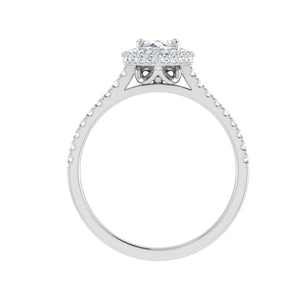 The Jacqueline - Marquise Cut Halo Ring