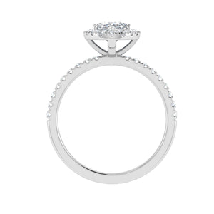 The Summer - Oval Cut Halo Ring