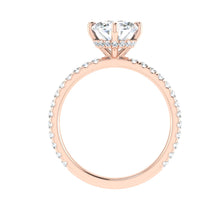 Load image into Gallery viewer, The Mariah - Oval Cut Compass Prong Ring