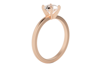 Load image into Gallery viewer, The Amanda - 1CT Round Cut Ring