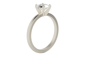 The Amanda - 1CT Round Cut Ring
