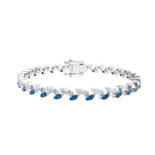 Load image into Gallery viewer, Marquise Sapphire Bracelet