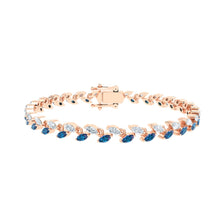 Load image into Gallery viewer, Marquise Sapphire Bracelet