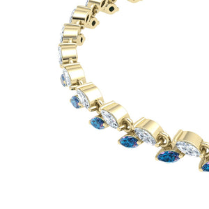 Marquise Sapphire Bracelet