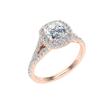 Load image into Gallery viewer, The Bethany - Cushion  Cut Ring