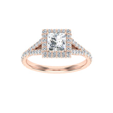 Load image into Gallery viewer, The Rosemary- Princess Cut Ring