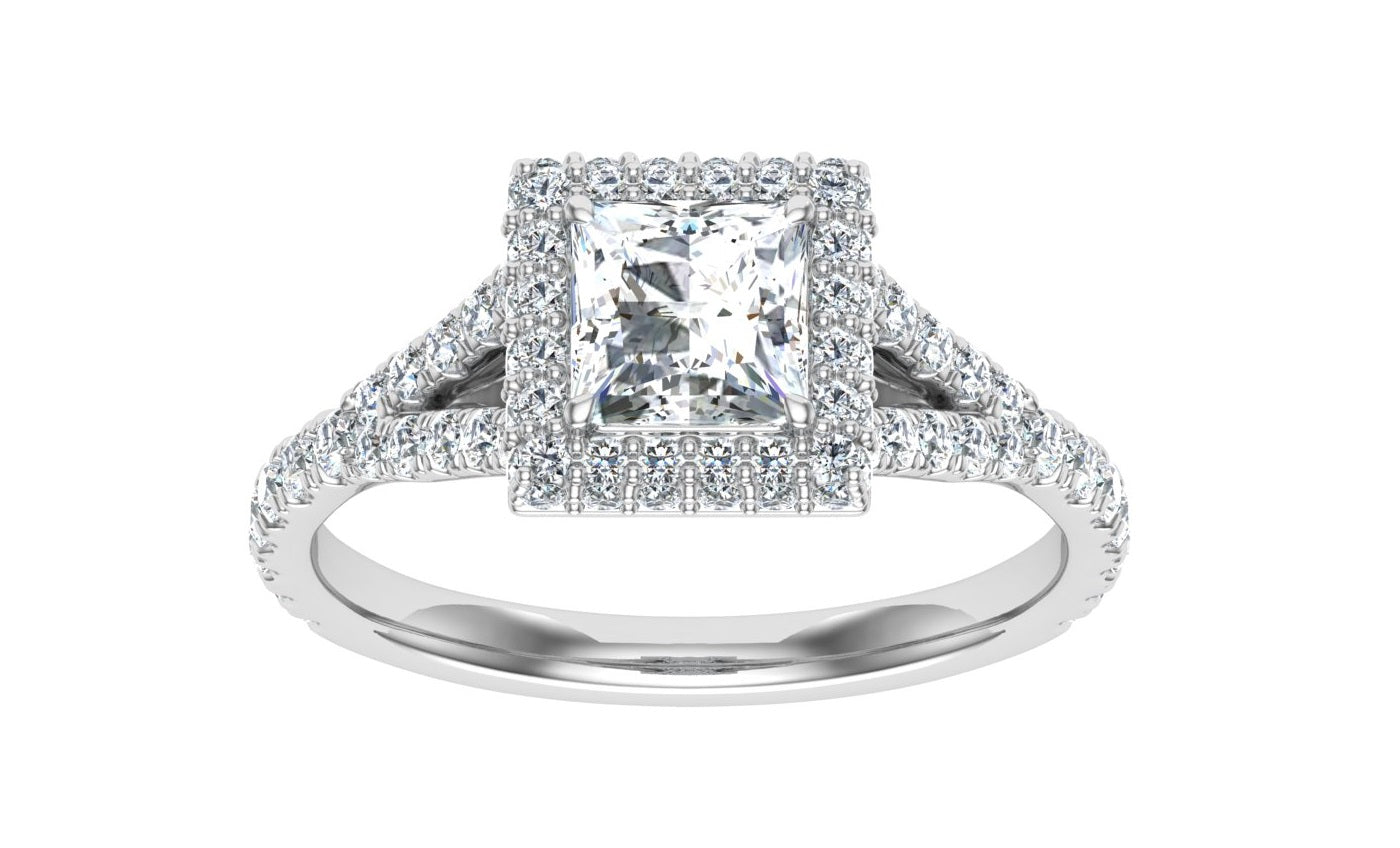 The Rosemary- Princess Cut Ring